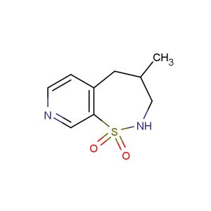 4-methyl-2,3,4,5-tetrahydropyrido[4,3-f][1,2]thiazepine 1,1-dioxide