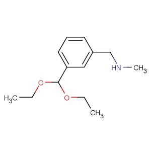 1-(3-(diethoxymethyl)phenyl)-N-methylmethanamine