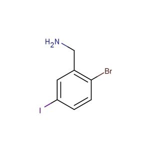 (2-bromo-5-iodophenyl)methanamine