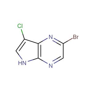 2-bromo-7-chloro-5H-pyrrolo[2,3-b]pyrazine