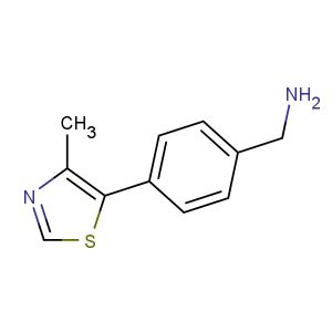 (4-(4-methylthiazol-5-yl)phenyl)methanamine