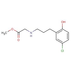 methyl 2-((3-(5-chloro-2-hydroxyphenyl)propyl)amino)acetate