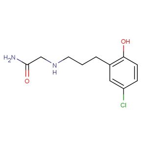 2-((3-(5-chloro-2-hydroxyphenyl)propyl)amino)acetamide
