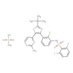 Dabrafenib Mesylate  (Synonyms: GSK2118436 Mesylate; GSK 2118436B)