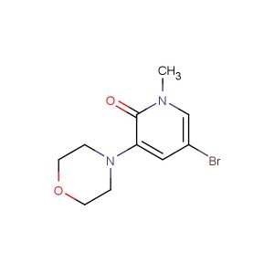5-bromo-1-methyl-3-morpholinopyridin-2(1H)-one
