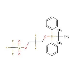3-((tert-butyldiphenylsilyl)oxy)-2,2-difluoropropyl trifluoromethanesulfonate
