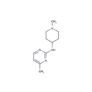 4-methyl-N-(1-methylpiperidin-4-yl)pyrimidin-2-amine