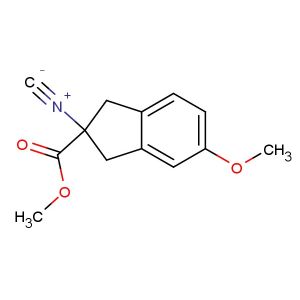 methyl 2-isocyano-5-methoxy-2,3-dihydro-1H-indene-2-carboxylate