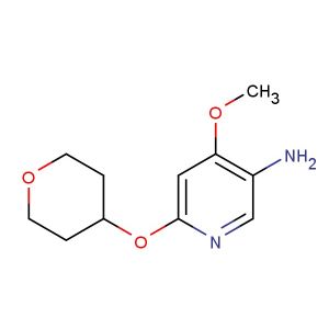 4-methoxy-6-((tetrahydro-2H-pyran-4-yl)oxy)pyridin-3-amine