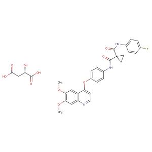 Cabozantinib S-malate  (Synonyms: XL184 S-malate; BMS-907351 S-malate)