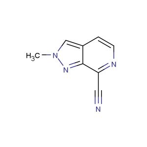 2-methyl-2H-pyrazolo[3,4-c]pyridine-7-carbonitrile