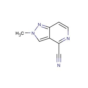 2-methyl-2H-pyrazolo[4,3-c]pyridine-4-carbonitrile
