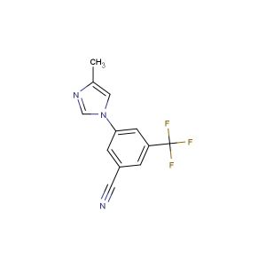3-(4-methyl-1H-imidazol-1-yl)-5-(trifluoromethyl)benzonitrile