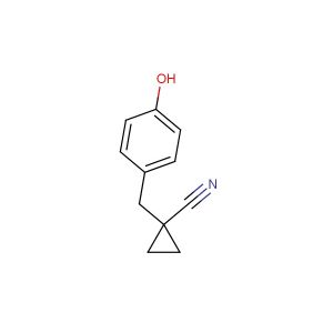 1-(4-hydroxybenzyl)cyclopropanecarbonitrile