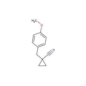 1-(4-methoxybenzyl)cyclopropanecarbonitrile