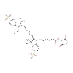 CY5-SE  (Synonyms: Cy5 NHS Ester; Sulfo-Cyanine5 Succinimidyl Ester)