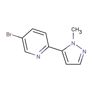 5-bromo-2-(1-methyl-1H-pyrazol-5-yl)pyridine
