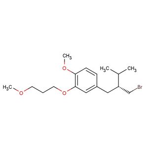2-(3-methoxypropoxy)-4-((R)-2-(bromomethyl)-3-methylbutyl)-1-methoxybenzene