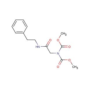 N-2-phenylethylbismethoxycarbonylaminoacetamide