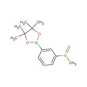 4,4,5,5-tetramethyl-2-(3-(methylsulfinyl)phenyl)-1,3,2-dioxaborolane
