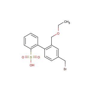 4'-(bromomethyl)-2'-(ethoxymethyl)-[1,1'-biphenyl]-2-sulfonic acid