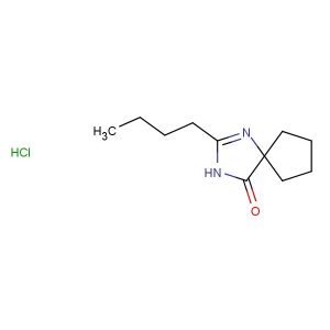 2-butyl-1,3-diazaspiro[4.4]non-1-en-4-one hydrochloride