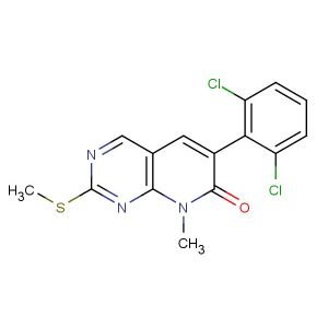 6-(2,6-dichlorophenyl)-8-methyl-2-(methylthio)pyrido[2,3-d]pyrimidin-7(8H)-one