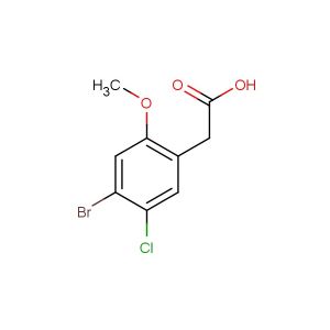4-bromo-5-chloro-2-methoxyphenylacetic acid