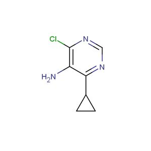 4-chloro-6-cyclopropylpyrimidin-5-amine