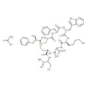 Octreotide acetate  (Synonyms: SMS 201-995 acetate)