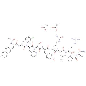 Cetrorelix diacetate(Synonyms: SB-75 diacetate)