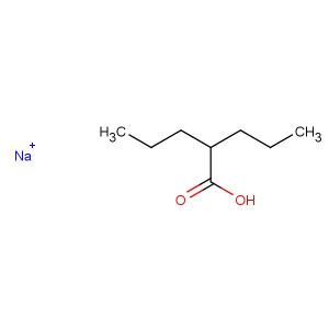 Valproic acid sodium(Synonyms: Sodium Valproate; VPA sodium; 2-Propylpentanoic acid sodium)