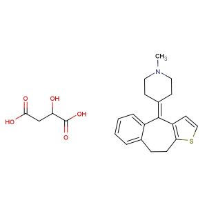 Pizotifen malate(Synonyms: Pizotyline malate; BC-105 malate)