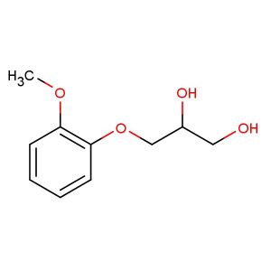 Guaifenesin(Synonyms: Guaiacol glyceryl ether; Guaiphenesin; Glycerol guaiacolate)