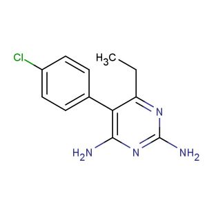 Pyrimethamine(Synonyms: Pirimecidan; Pirimetamin; RP 4753)