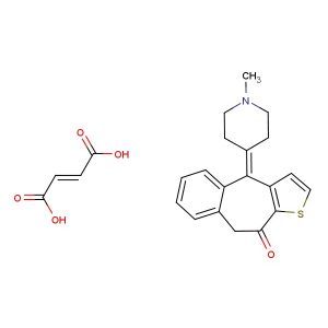 Ketotifen fumarate(Synonyms: HC 20511 fumarate)