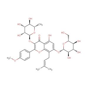Icariin(Synonyms: Ieariline)