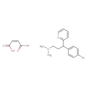 Brompheniramine maleate(Synonyms: ( I)-Brompheniramine maleate)