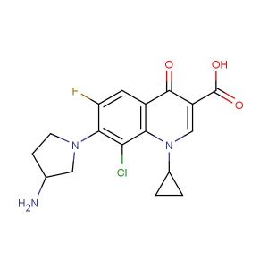 Clinafloxacin(Synonyms: AM-1091; CI-960; PD 127391)