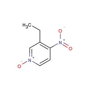 4-nitro-3-ethylpyridine N-oxide