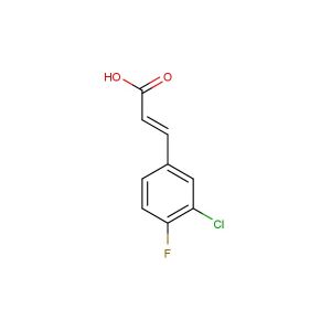 (E)-3-(3-chloro-4-fluorophenyl)acrylic acid