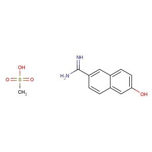 6-hydroxy-2-naphthimidamide methanesulfonate