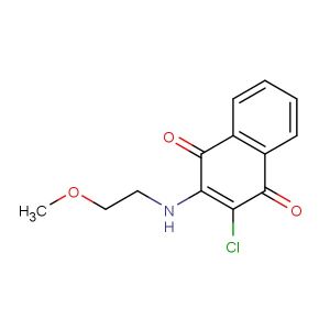 2-chloro-3-((2-methoxyethyl)amino)naphthalene-1,4-dione