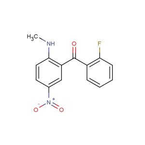 2-methylamino-5-nitro-2'-fluorobenzophenone