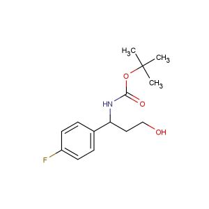 tert-butyl (1-(4-fluorophenyl)-3-hydroxypropyl)carbamate