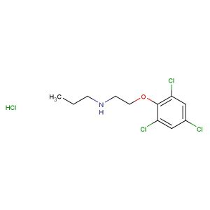 N-(2-(2,4,6-trichlorophenoxy)ethyl)propan-1-amine hydrochloride