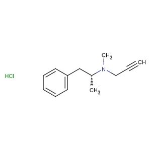 Selegiline hydrochloride(Synonyms: Deprenyl hydrochloride; (-)-Selegiline hydrochloride; (-)-Deprenyl hydrochloride)