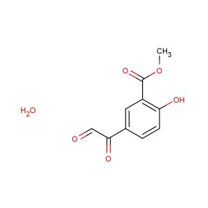 3-carbomethoxy-4-hydroxyphenylglyoxal hydrate