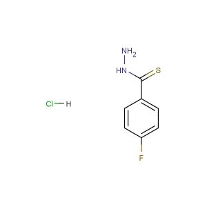 4-fluorobenzothiohydrazide hydrochloride