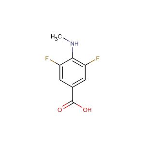 3,5-difluoro-4-(methylamino)-benzoic acid